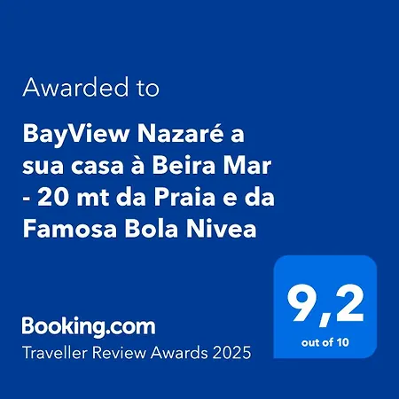 Bayview A Sua Casa à Beira Mar - 20 Mt Da E Da Famosa Bola Nivea Villa Nazaré